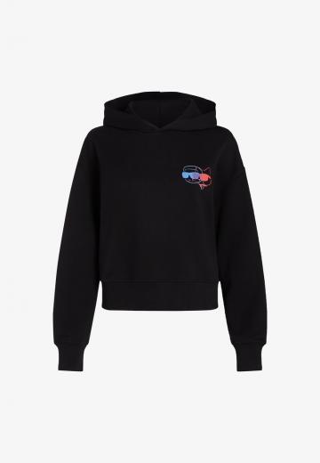 Пуловер с капюшоном