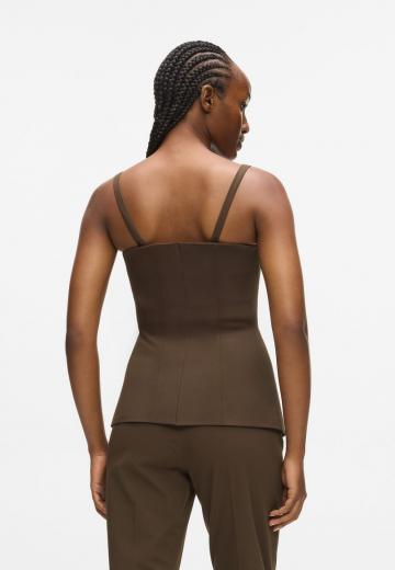 Топ на бретельках