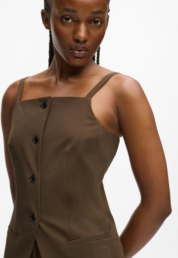 Топ на бретельках