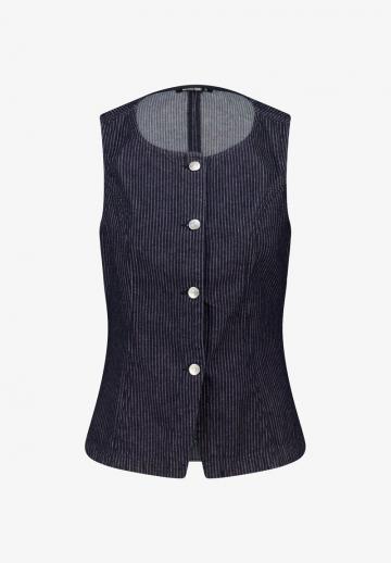 Джинсовая жилетка