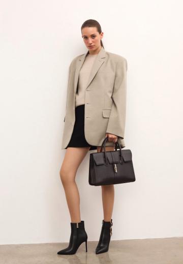 Полусапожки на высоком каблуке