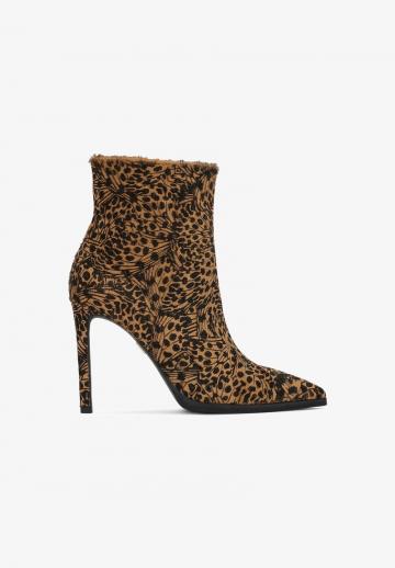 Полусапожки на высоком каблуке