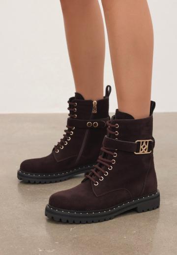 Полусапожки на высоком каблуке