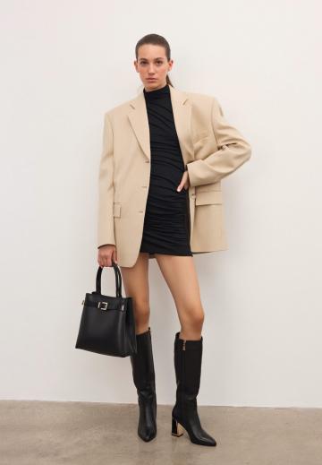 Полусапожки на высоком каблуке