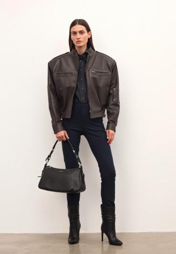 Полусапожки на высоком каблуке