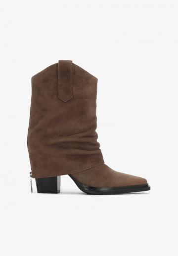 Полусапожки на высоком каблуке