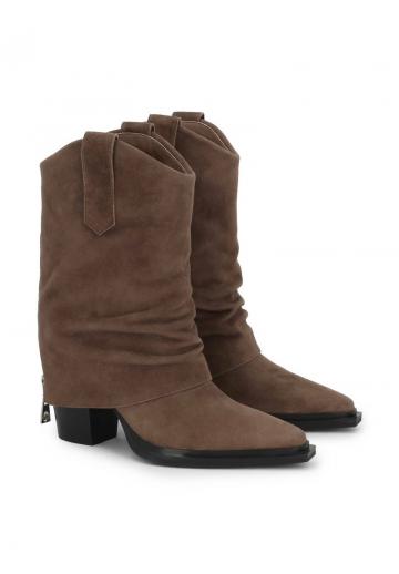 Полусапожки на высоком каблуке