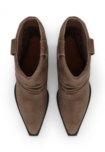 Полусапожки на высоком каблуке