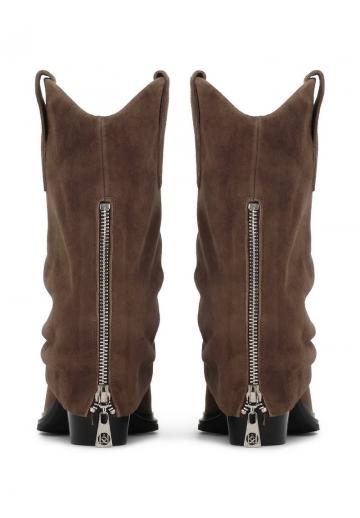 Полусапожки на высоком каблуке