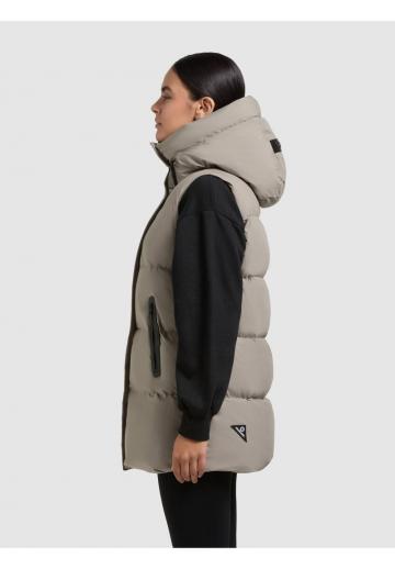 Длинный жилет