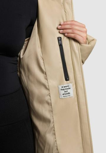 Пальто из искусственной кожи