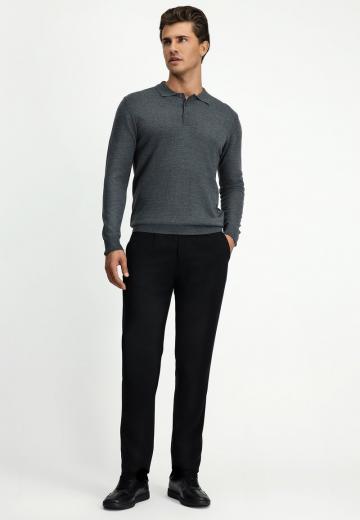 Поло с длинным рукавом