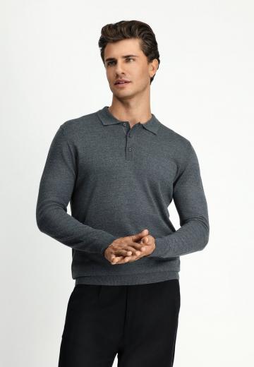 Поло с длинным рукавом