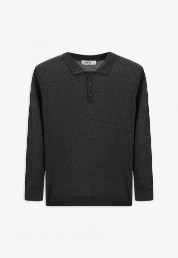 Поло с длинным рукавом