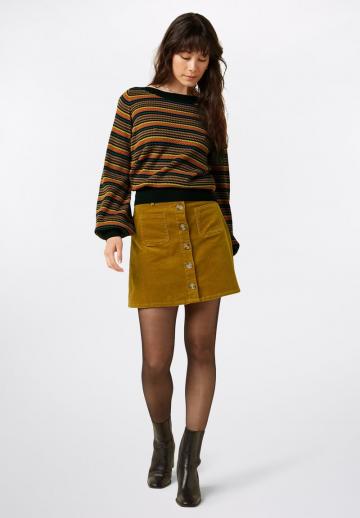 Пуловер в полоску