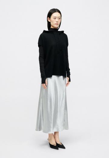 Пуловер с капюшоном