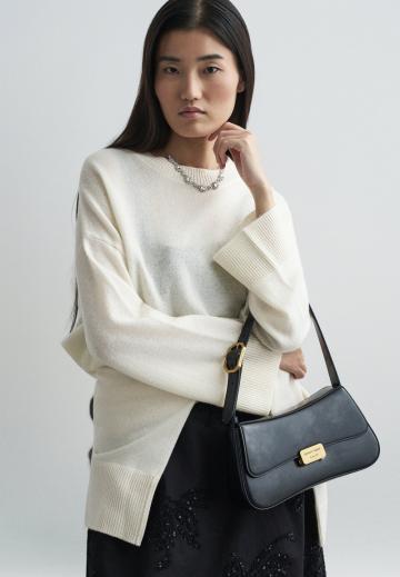 Длинный пуловер