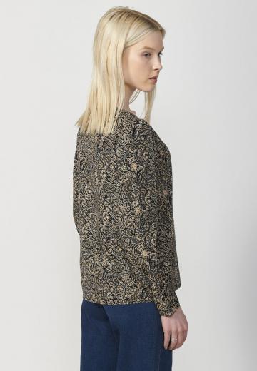Атласная блузка