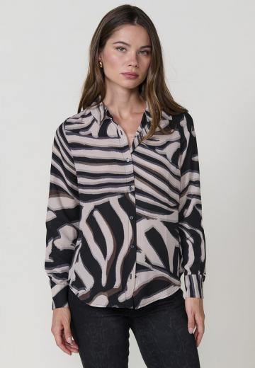 Атласная блузка