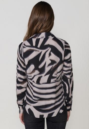 Атласная блузка