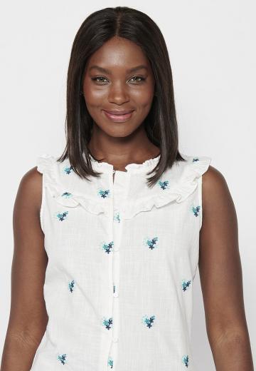 Джинсовая блузка