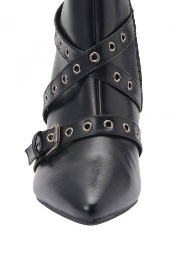 Полусапожки на высоком каблуке