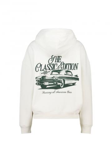 Пуловер с капюшоном