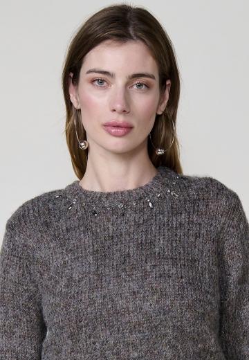 Длинный пуловер