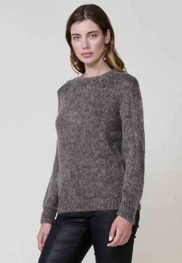 Длинный пуловер