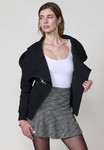 Пуловер с капюшоном