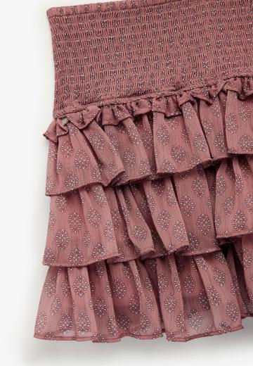 Юбка с воланами