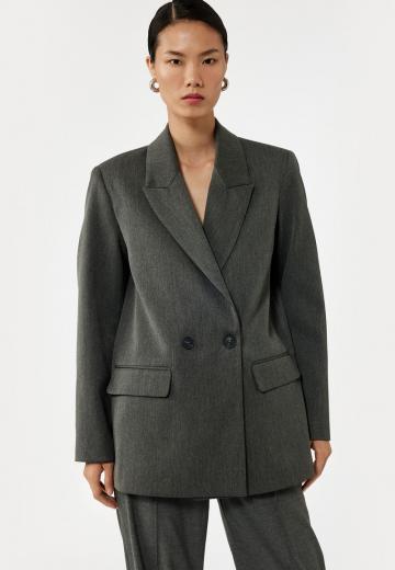 Длинный блейзер