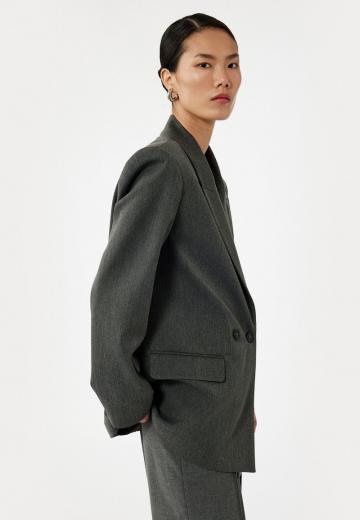 Длинный блейзер