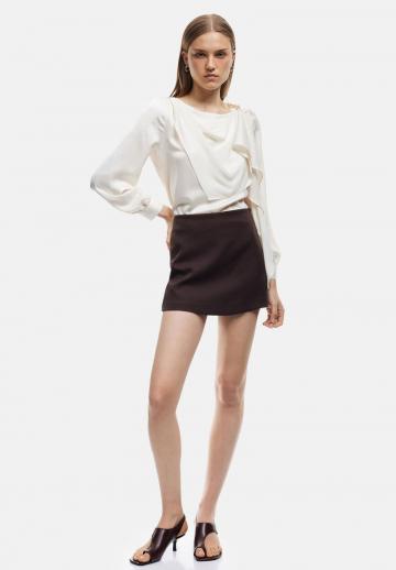 Атласная блузка