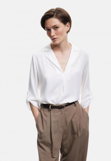 Атласная блузка