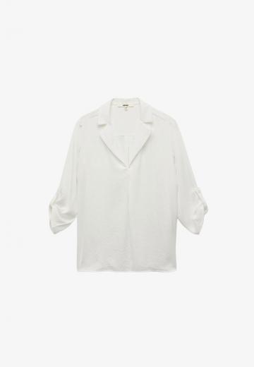 Атласная блузка