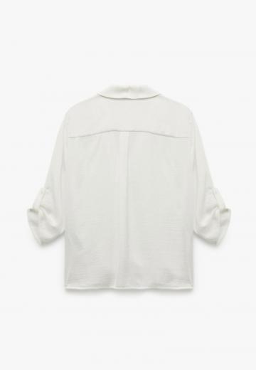 Атласная блузка