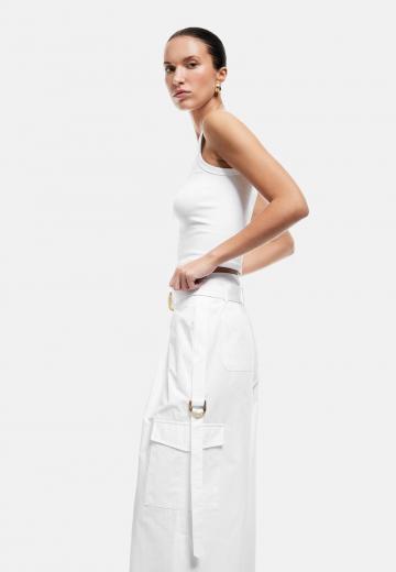 Брюки с накладными карманами