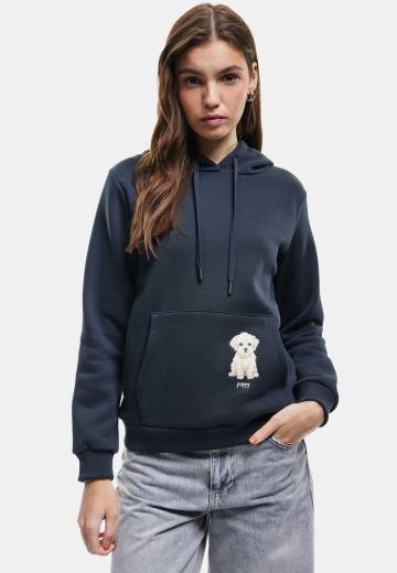 Пуловер с капюшоном