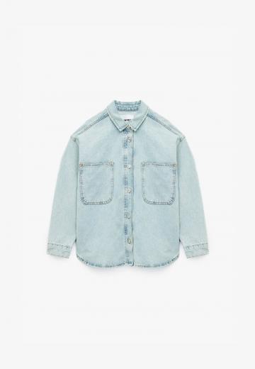 Джинсовая блузка