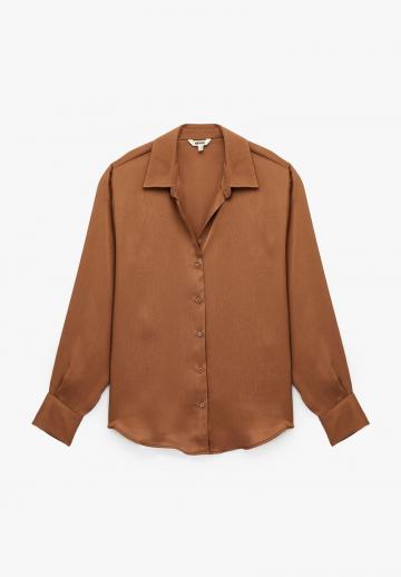 Атласная блузка