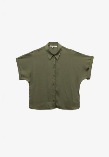 Атласная блузка