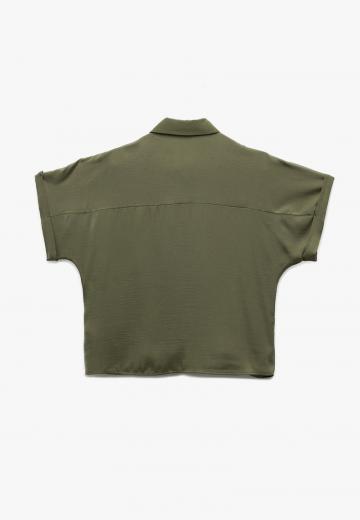 Атласная блузка