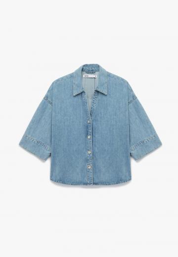 Джинсовая блузка