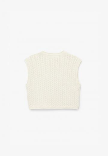 Пуловер без рукавов