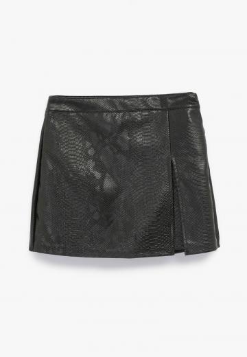 Кожаная юбка