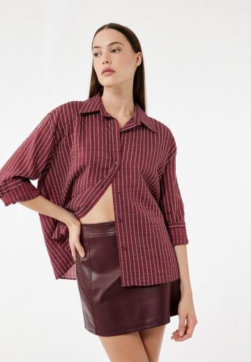 Кожаная юбка