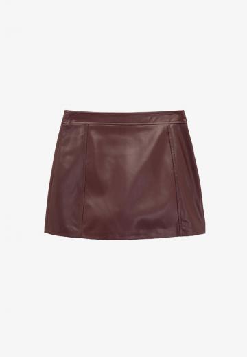 Кожаная юбка