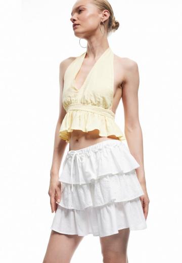 Юбка с воланами