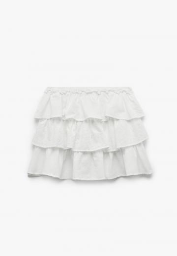 Юбка с воланами